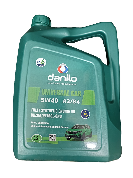 Danilo 5W-40 A3/B4 Fully Synthetic Engine Oil 3.5 Litres - Danilo Netherlands