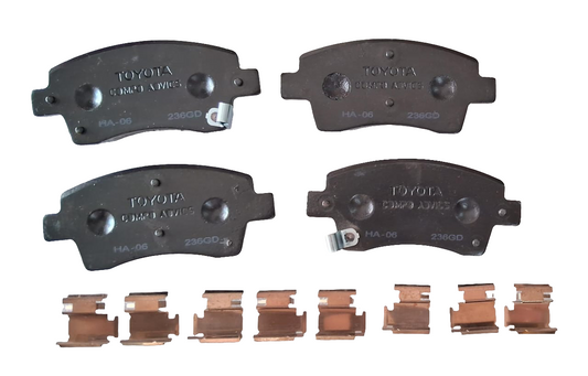 Toyota Etios - Front Brake Pad Set - 04465-AZJ02 - Toyota Genuine