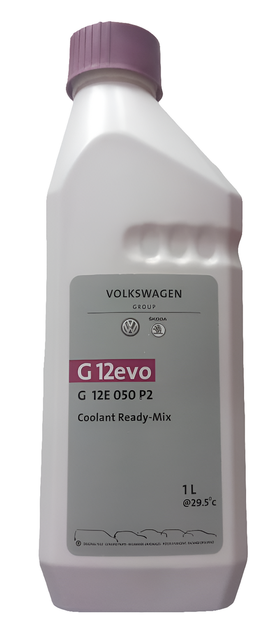 Audi, Skoda, VW Coolant G12 evo 1L Pink Color - G12E050P2 VW