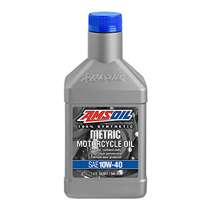 Amsoil 10W-40 100% Synthetic Metric Motorcycle Oil - MCFQT Amsoil