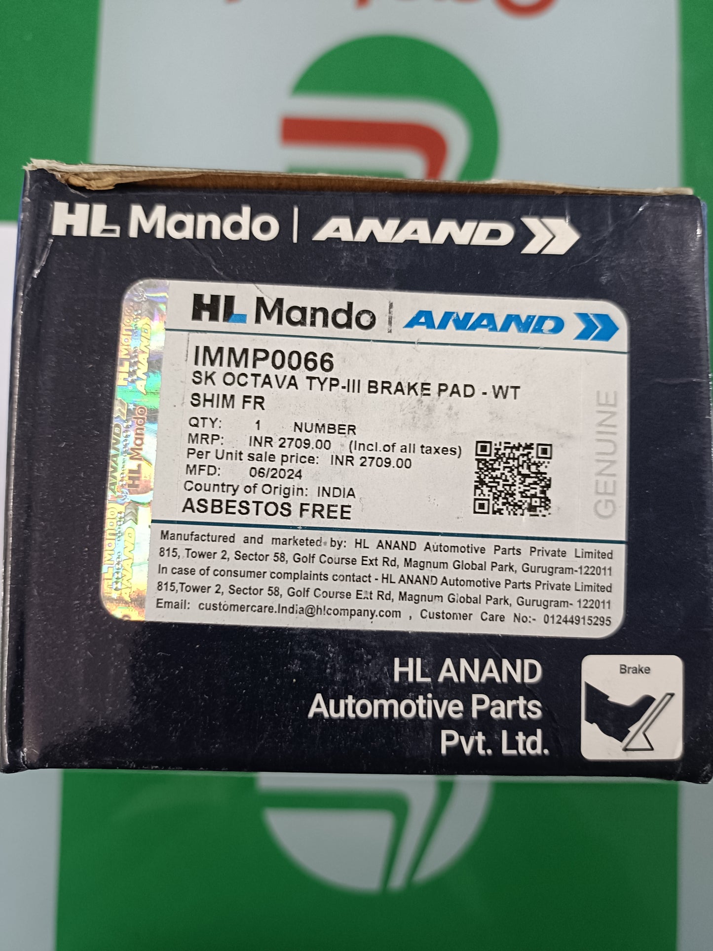 Audi A3, Skoda Octavia III Front Brake Pads - IMMP0066 Mando