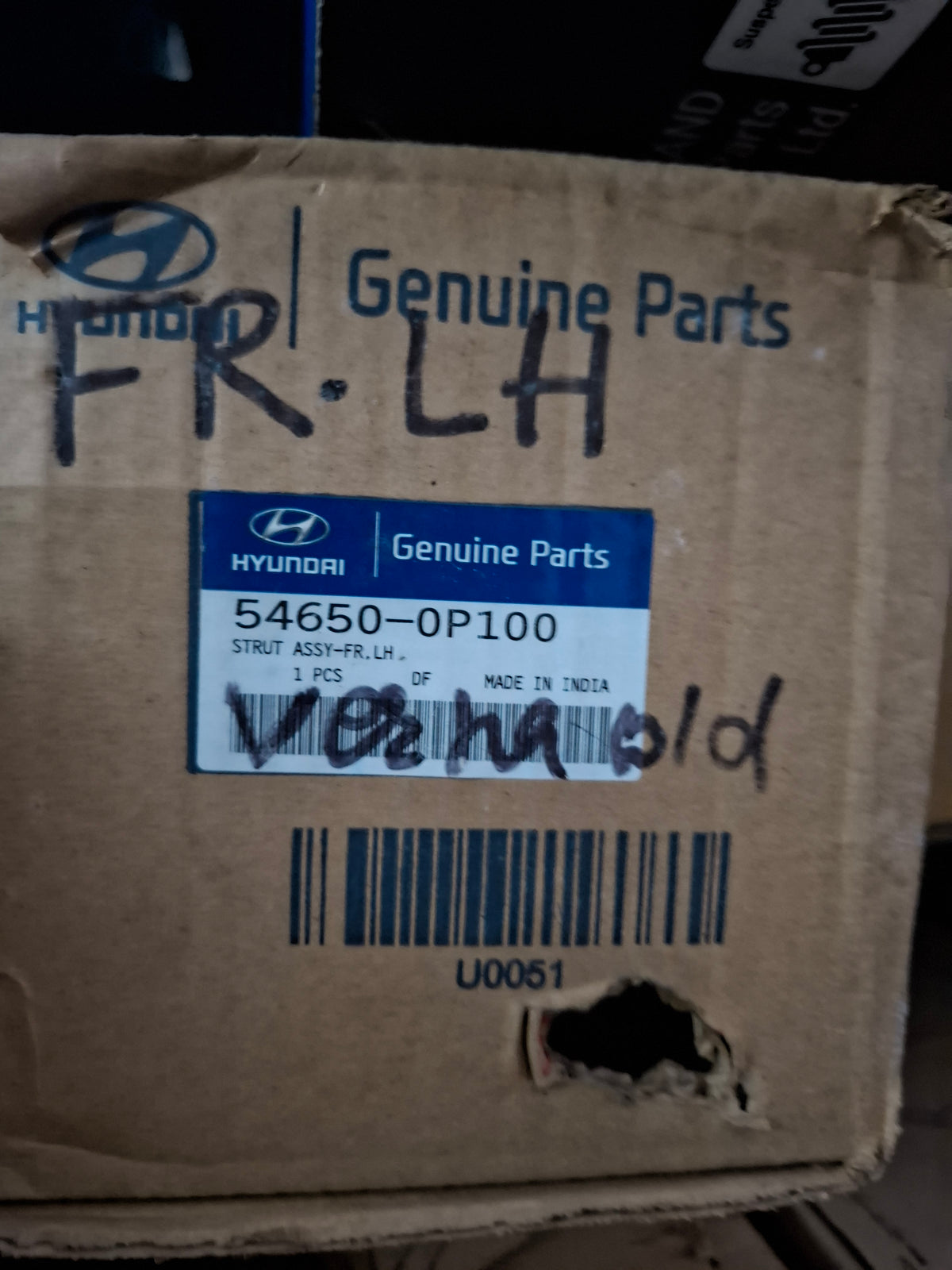 Hyundai Verna Old - Front Shocker Set - 54660-0P100 & 54650-0P100 Hyundai