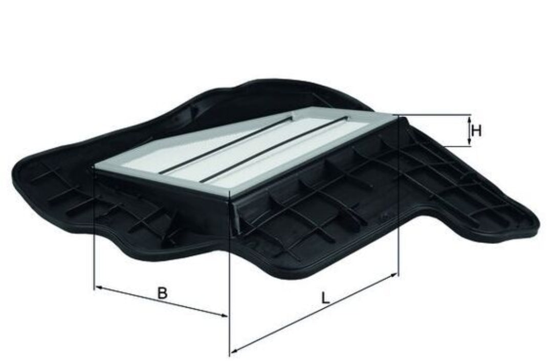 BMW X5 E70, X6 E71 xDrive 50i, 7 750i, Li Air Filter - LX 1685/5 Mahle