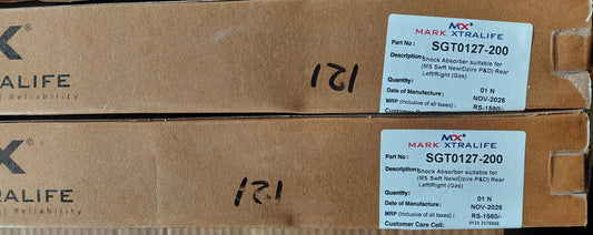 Maruti Suzuki Swift, Dzire New Rear Shocker Set (2011-18) - SGT0127-200 Mark Xtralife