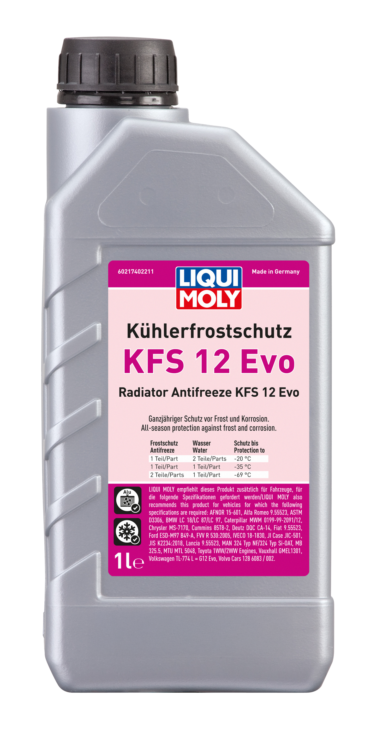 Liqui Moly Radiator Antifreeze KFS 12 Evo 1L - 21740 Liqui Moly