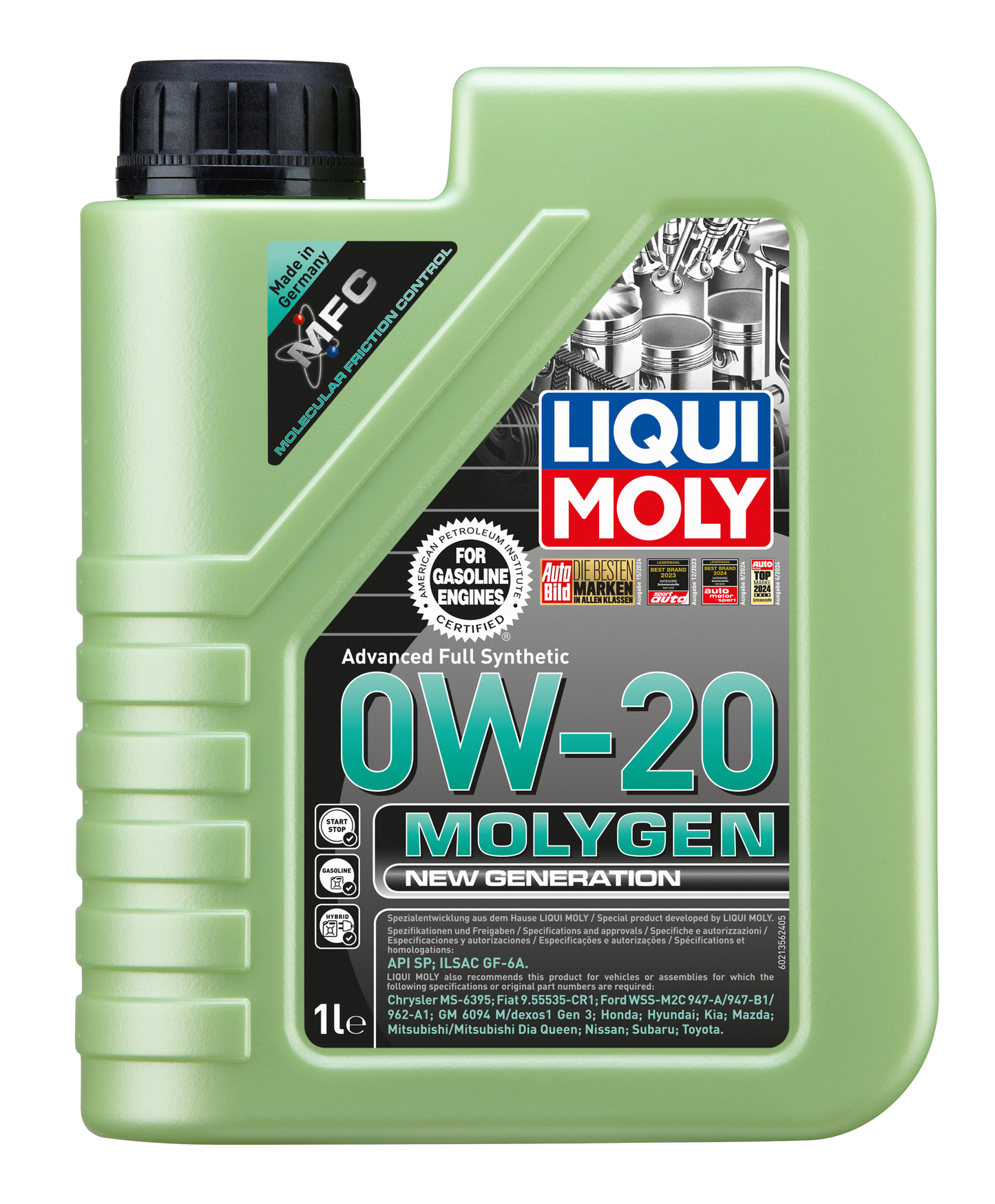 Liqui Moly Molygen 0W-20 Advance Full Synthetic 1L - 21356 Liqui Moly