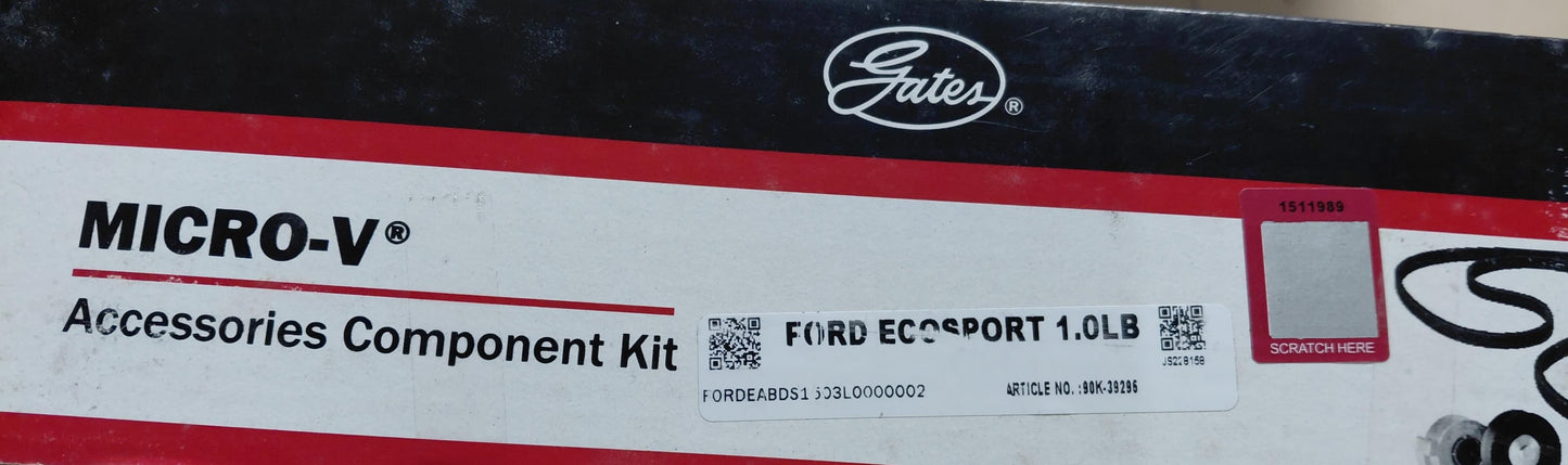 Ford Ecosport 1.0L Petrol Fan Belt Adjuster Kit - Gates