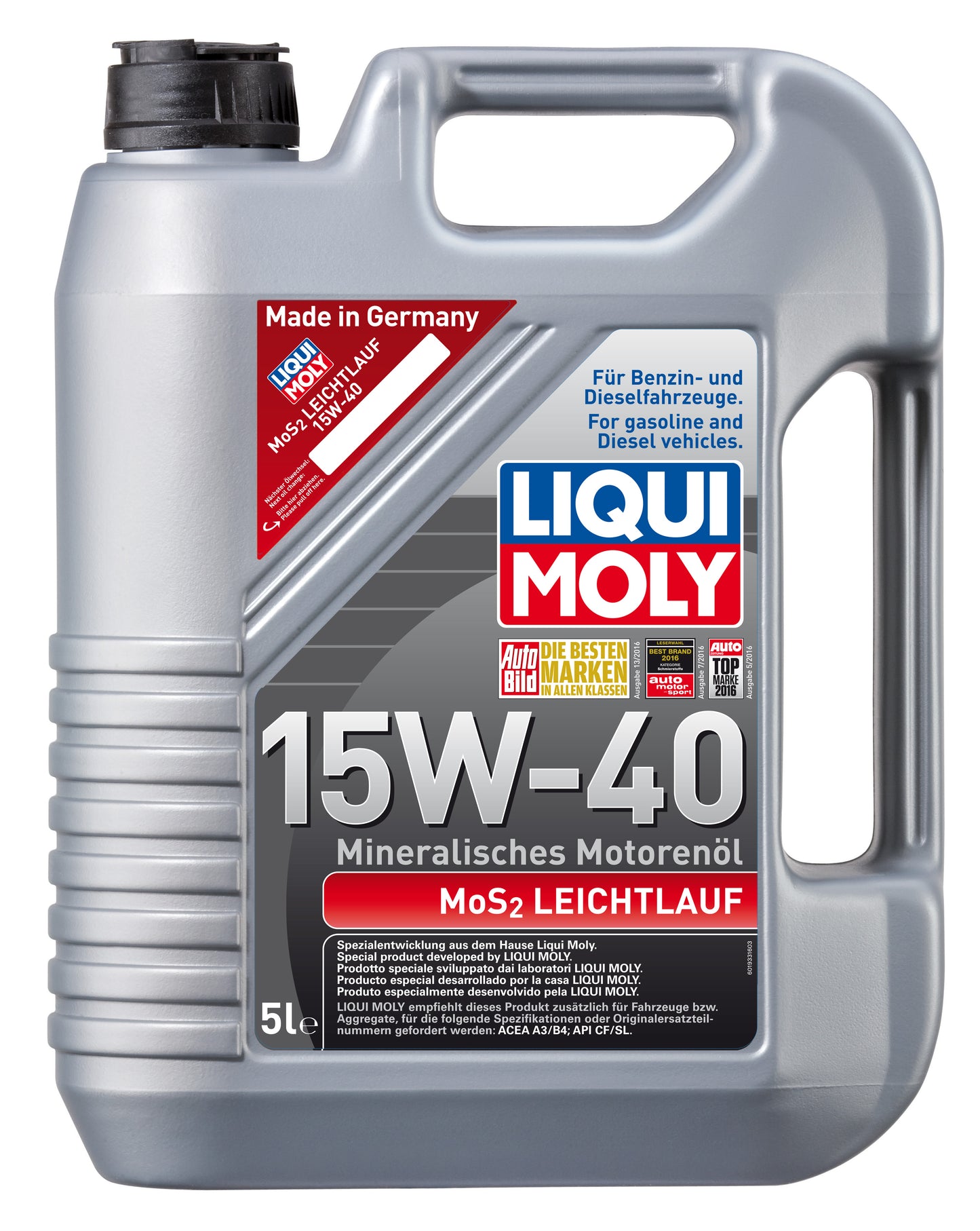 Liqui Moly Mos2 15W-40 5L - 2571 Liqui Moly
