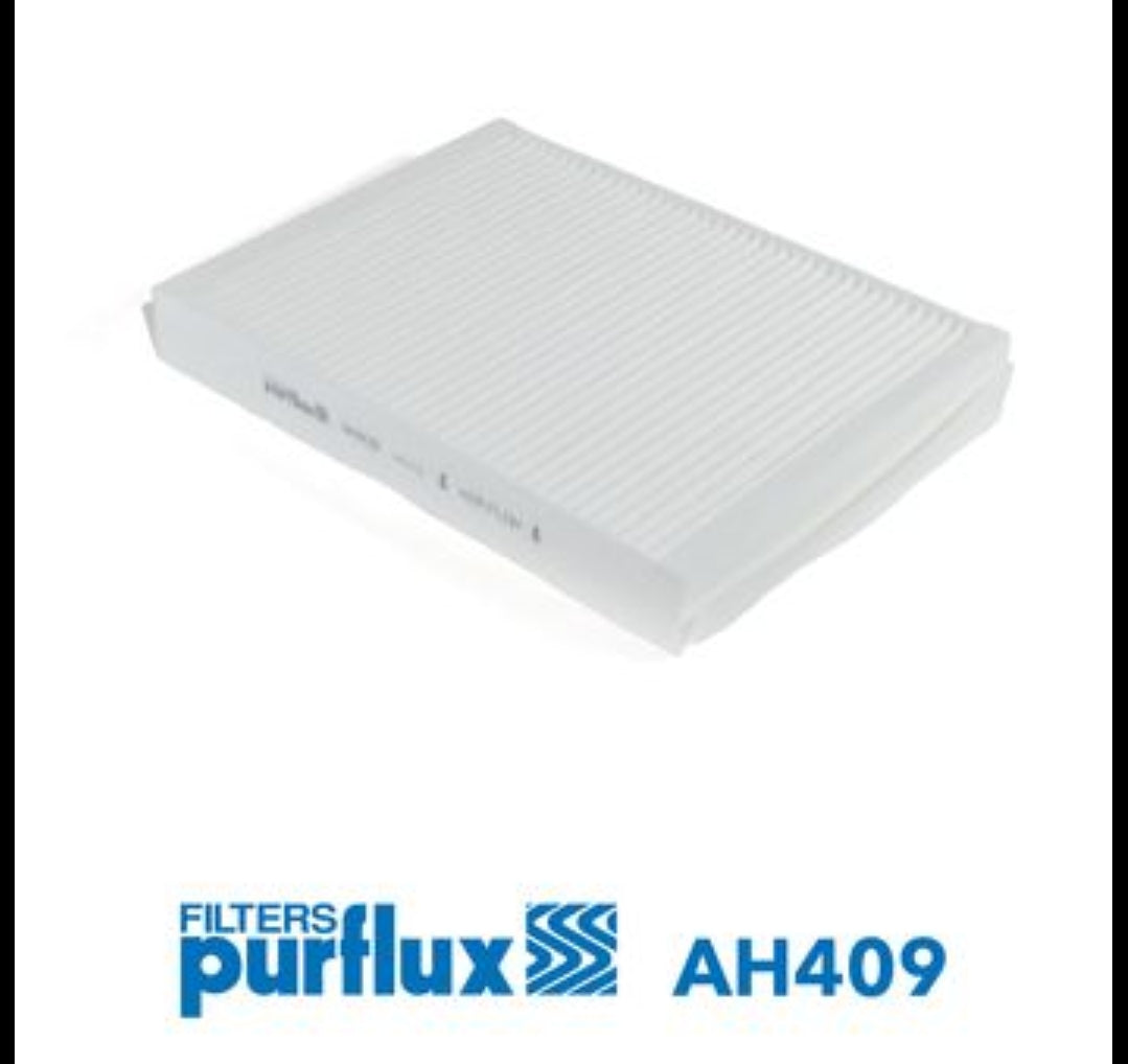 Mercedes 204, 205, 212, 213, 164, 166, 463 Dust Filter - AH409 Purflux France