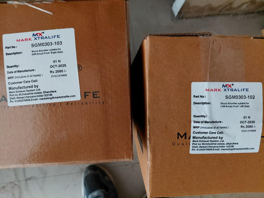 Honda Amaze, Brio Front Shock Absorber Right & Left Side Set - SGM0303-103 & SGM0303-102 Mark Xtralife