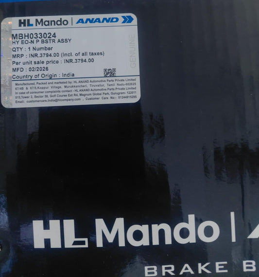 Hyundai Eon Brake Booster Assembly - MBH033024 Mando