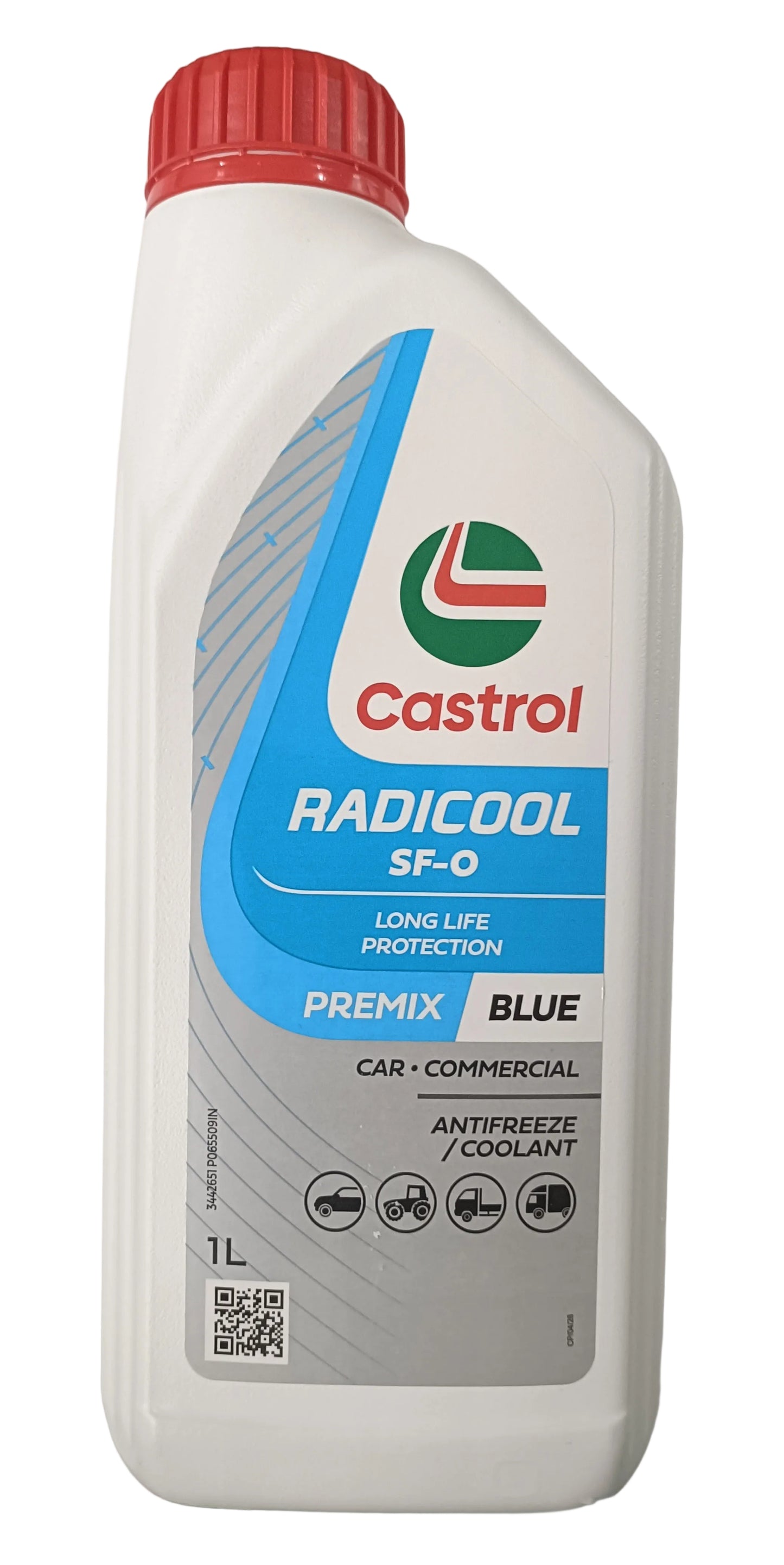 Castrol Radicool SF-O Long Life Protection Premix Blue Coolant 4L (1LX4) - Castrol