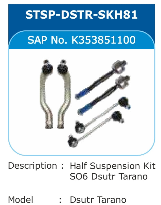 Renault Duster, Nissan Terrano Half Suspention Kit - STSP-DSTR-SKH81 Varroc