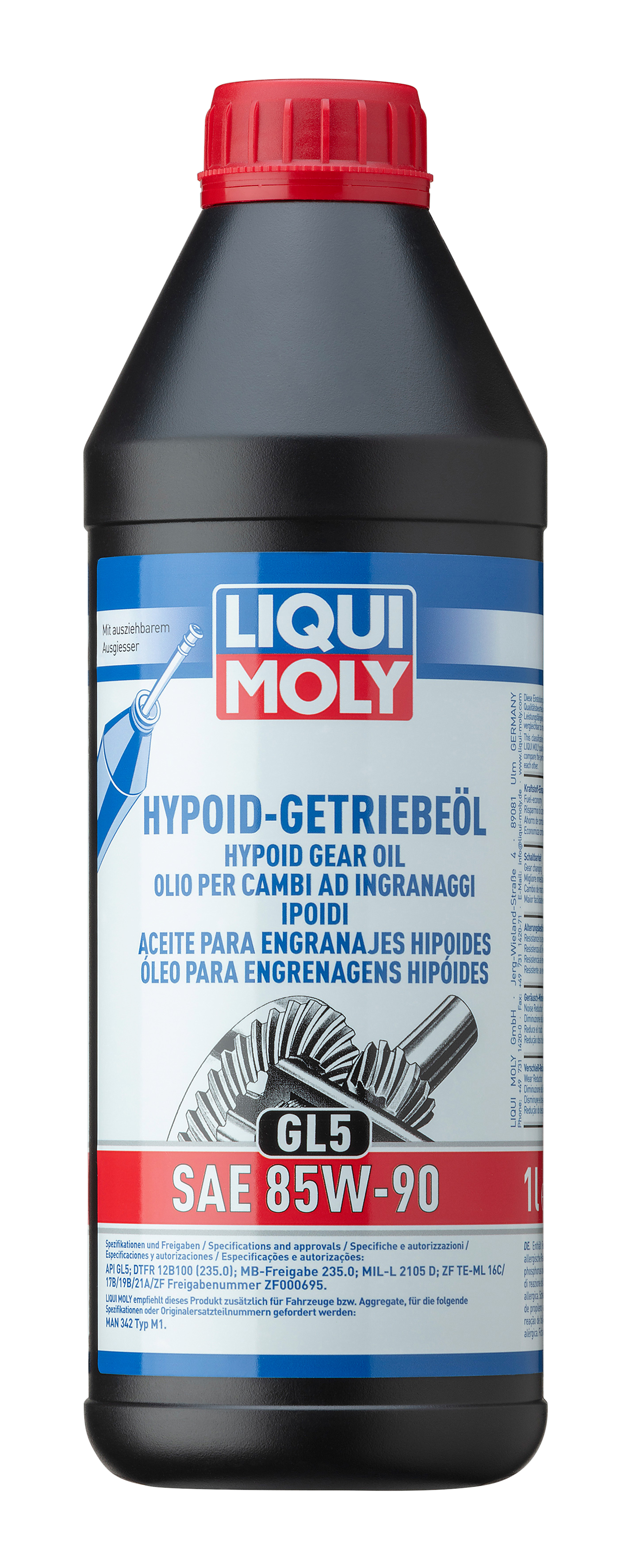 Liqui Moly Hypoid Gear Oil GL5 SAE 85W-90 1L - 1035 Liqui Moly