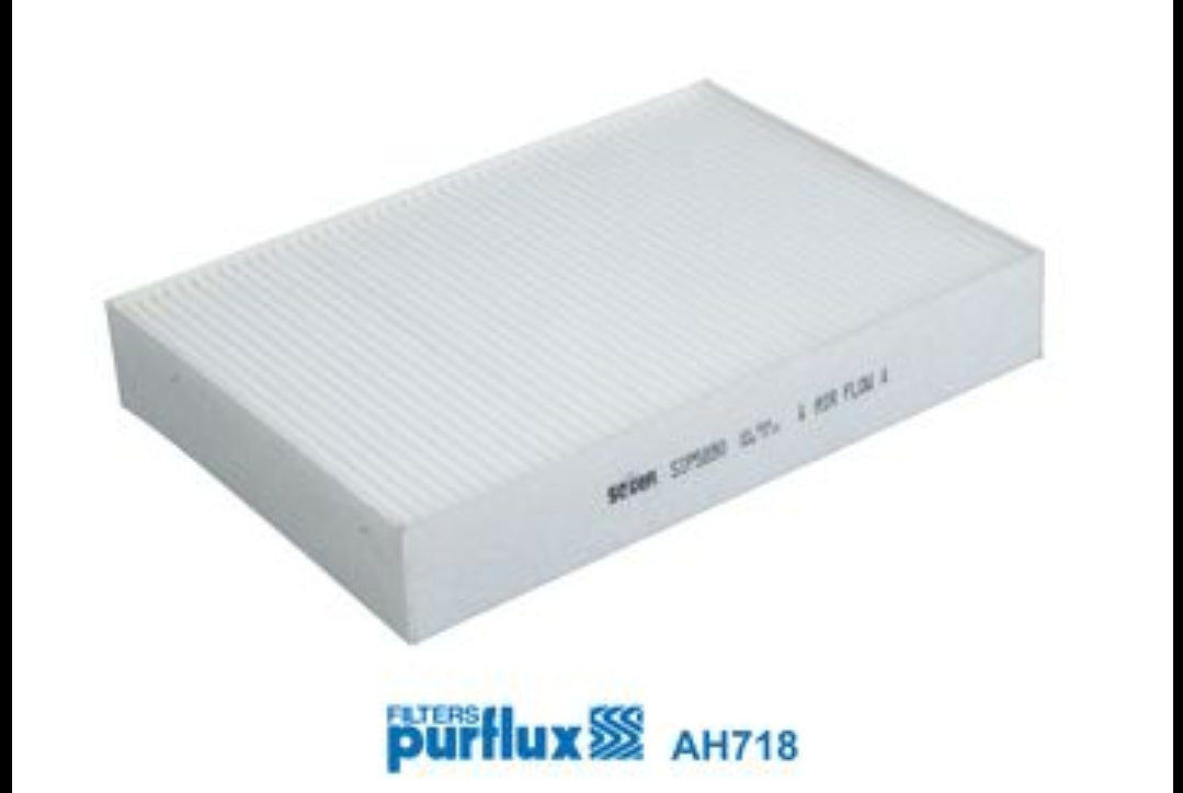 Land Rover L550, L538, L359, Jaguar E-Pace X540, Volvo S60 AC Filter - AH718 Purflux France