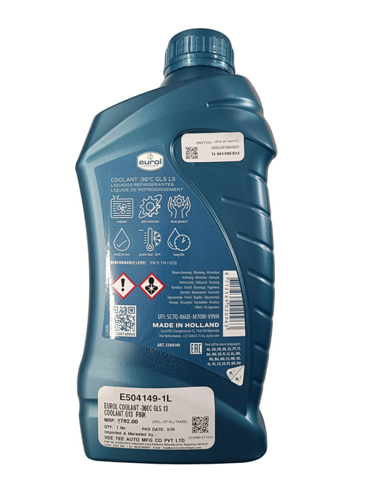 Eurol Coolant RTU GLS13 1L - Eurol Holland