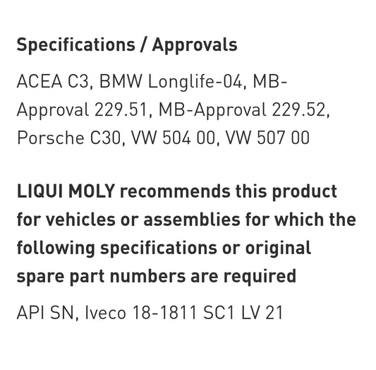 Liqui Moly Top Tec 4210 0W-30 1L - 12604 Liqui Moly