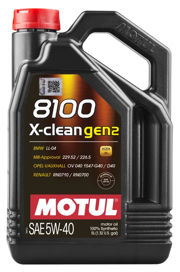 Motul 8100 X-cleangen2 C3 100% Synthetic Engine Oil 4L - Motul
