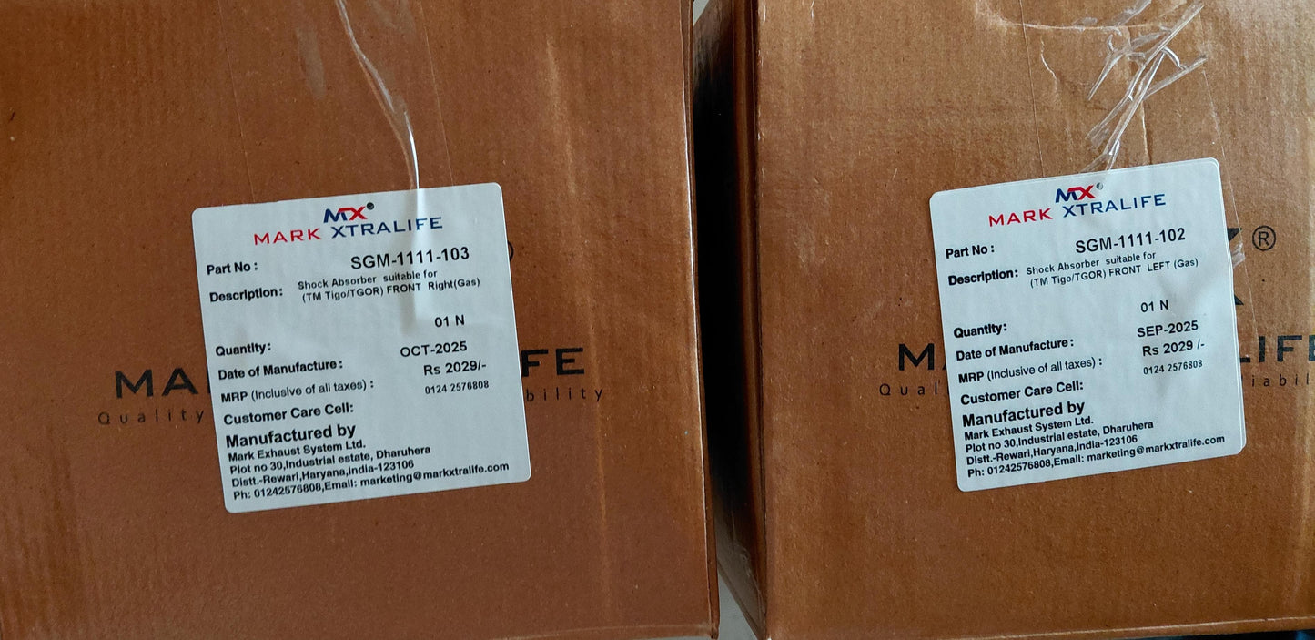 Tata Tiago, Tigor Front Shocker Set - SGM1111-102 & SGM1111-103 Mark Xtralife