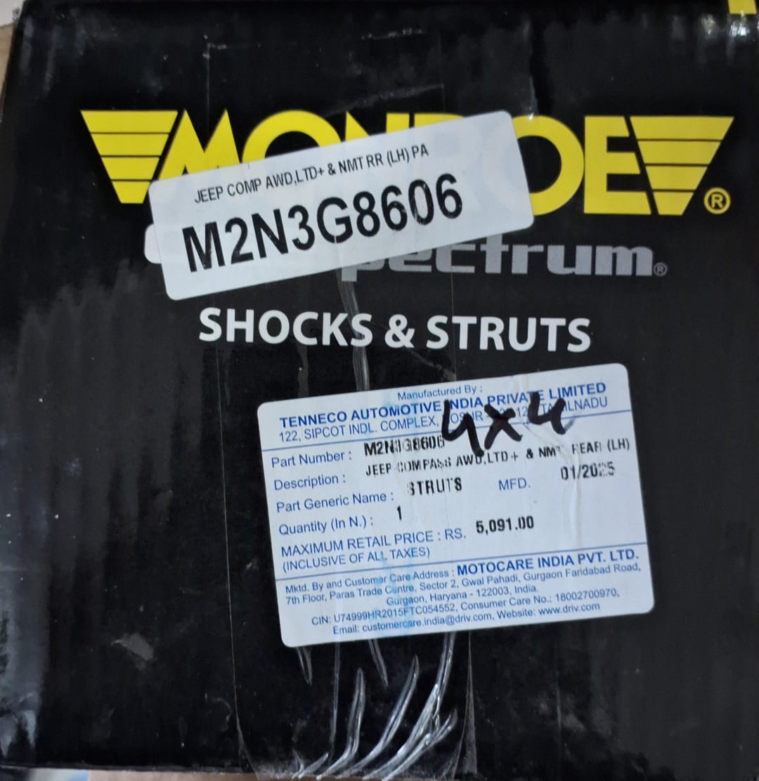 Jeep Compass 4×4 Rear Shocker Set - Monroe