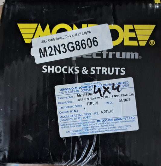 Jeep Compass 4×4 Rear Shocker Set - Monroe