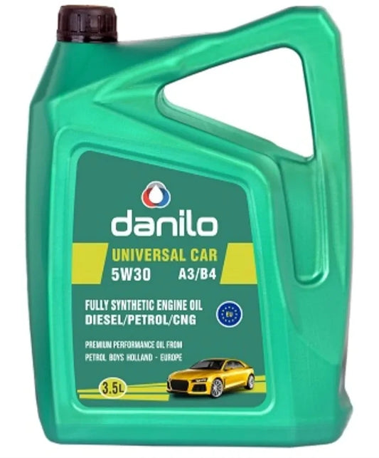 Danilo 5W-30 A3/B4 Fully Synthetic Engine Oil 3.5 Litres - Danilo Netherlands