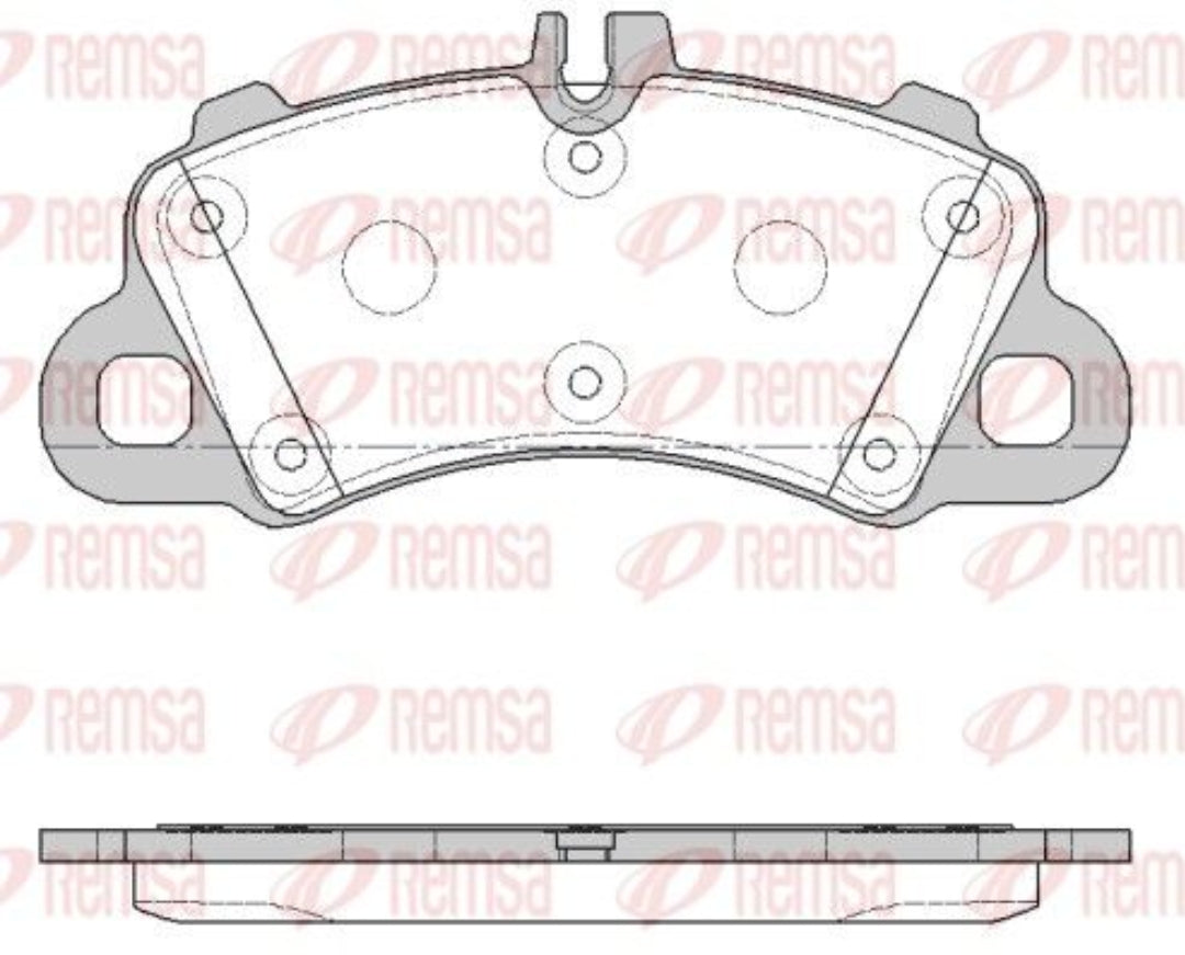 Porsche Cayenne 9YA, 9YB Front Brake Pads 2017 Onwards - 1862.00 Remsa