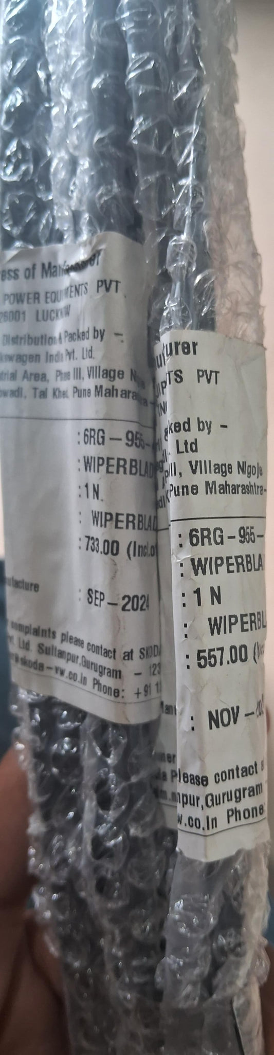 VW Polo, Vento, Ameo, Skoda Rapid Front Wiper Set - 6RG955426C & 6RG955425A VW