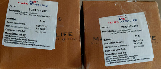 Tata Tiago, Tigor Rear Shocker Set - SGS1111-202 Mark Xtralife