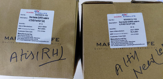 Toyota Corolla Altis New Front Shocker Set - SGM0510-102 & SGM0510-103 Mark Xtralife