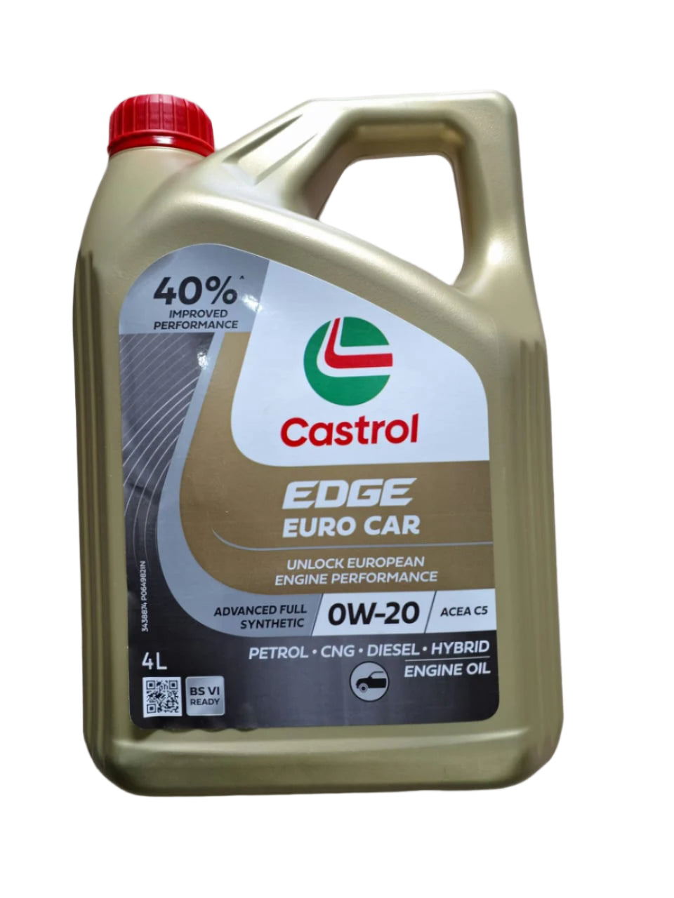 Hyundai Creta, i20, Fluidic, i10 Grand, Xcent, Kia Seltoz Diesel BS VI Oil Filter 26320-2A501 Hyundai / Kia + Castrol Edge C5 0W-20 5 Litres Fully Synthetic Engine Oil - Service Combo