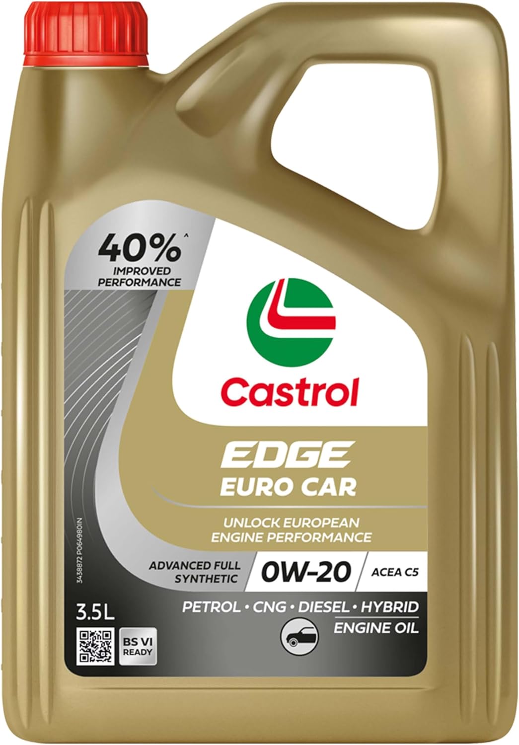Hyundai Creta, Kia Seltos BS VI Petrol Service Combo - Castrol Edge C5 0W-20 3.5L + Hyundai Oil Filter + Air Filter