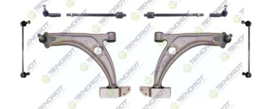 Audi Q3 8U, VW Passat B7, Tiguan 5N Front Lower Arms, Tie Rod End, Ball Joint, Linkers (Suspension Kit) - V-540KIT Teknorot Turkey