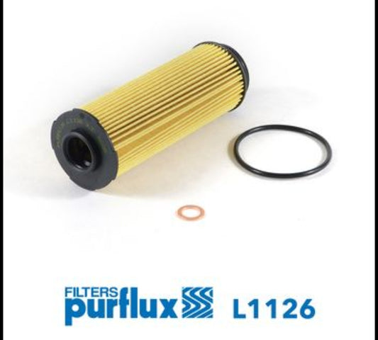 BMW 1 F20M 140i , 3 F30 340i, G20, 5 G30 Oil Filter - L1126 Purflux France