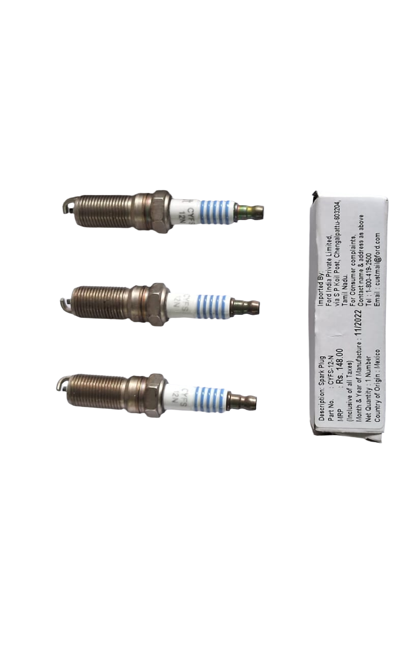 Ford Figo, Figo Aspire Petrol - Spark Plug CYFS-12-N (Set of 3) - Ford Genuine