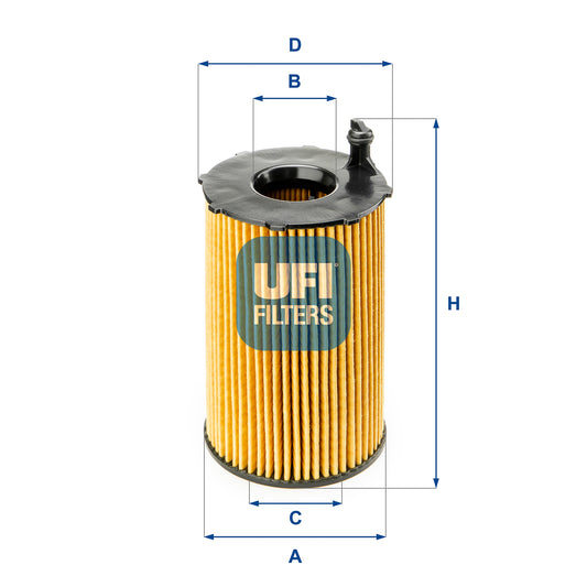 Audi Q7, Porsche Cayenne 3.0 Diesel - Oil Filter 25.141.00 - UFI