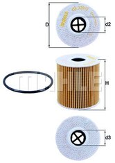 Jaguar XF I (X250), Land Rover Range Rover Evoque, Freelander II, Discovery Sport, Defender, Mini Countryman, Cooper - Oil Filter - OX 339/2D - Mahle