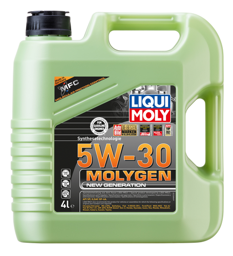 Liqui Moly Molygen 5W-30 4 Litres Manufacturing 02/25 - 9089 Liqui Moly
