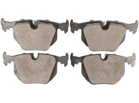 BMW 3 Series E46, 5 Series E39, 7 Series E38, XE E83, X5 E53, Land Rover Range Rover 3 L322 Rear Brake Pad Optimal German - 10101