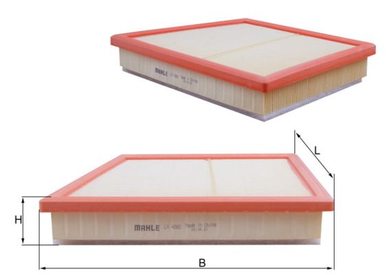BMW X1 F48, Mini Cooper F54, F55, F56, F57, F60 Air Filter - LX 4060 Mahle