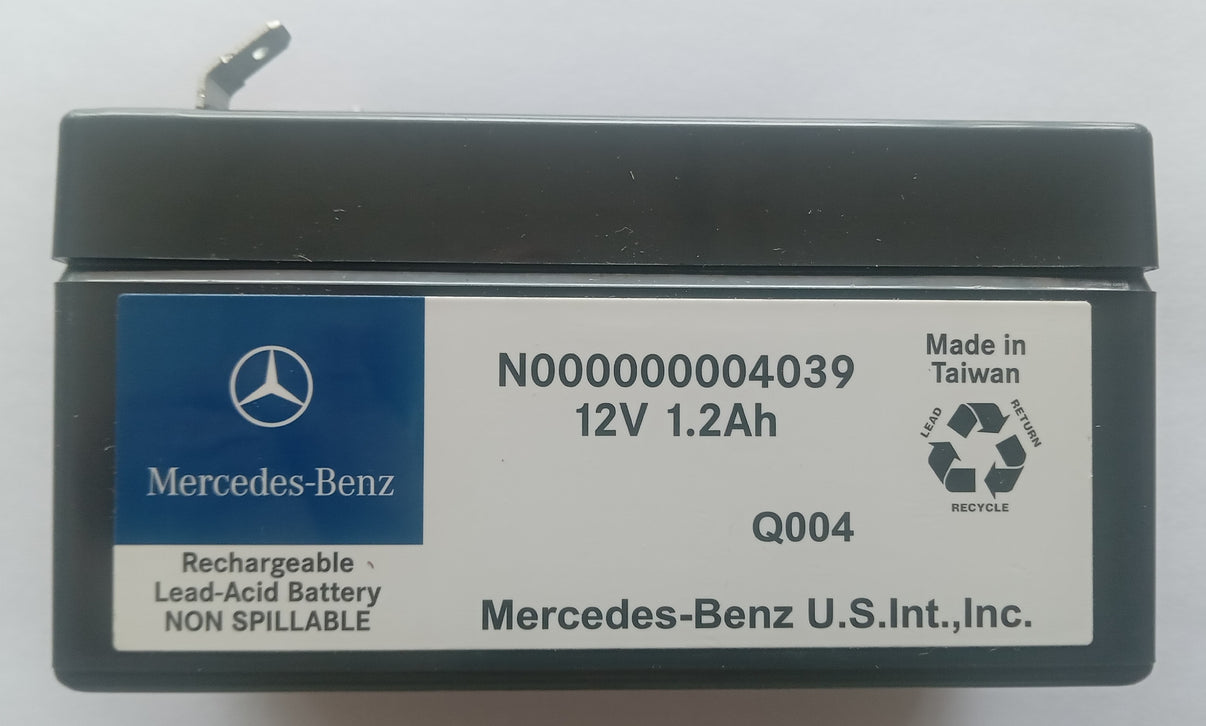 Mercedes Genuine Auxillary Battery N 000000 004039 - Mercedes 