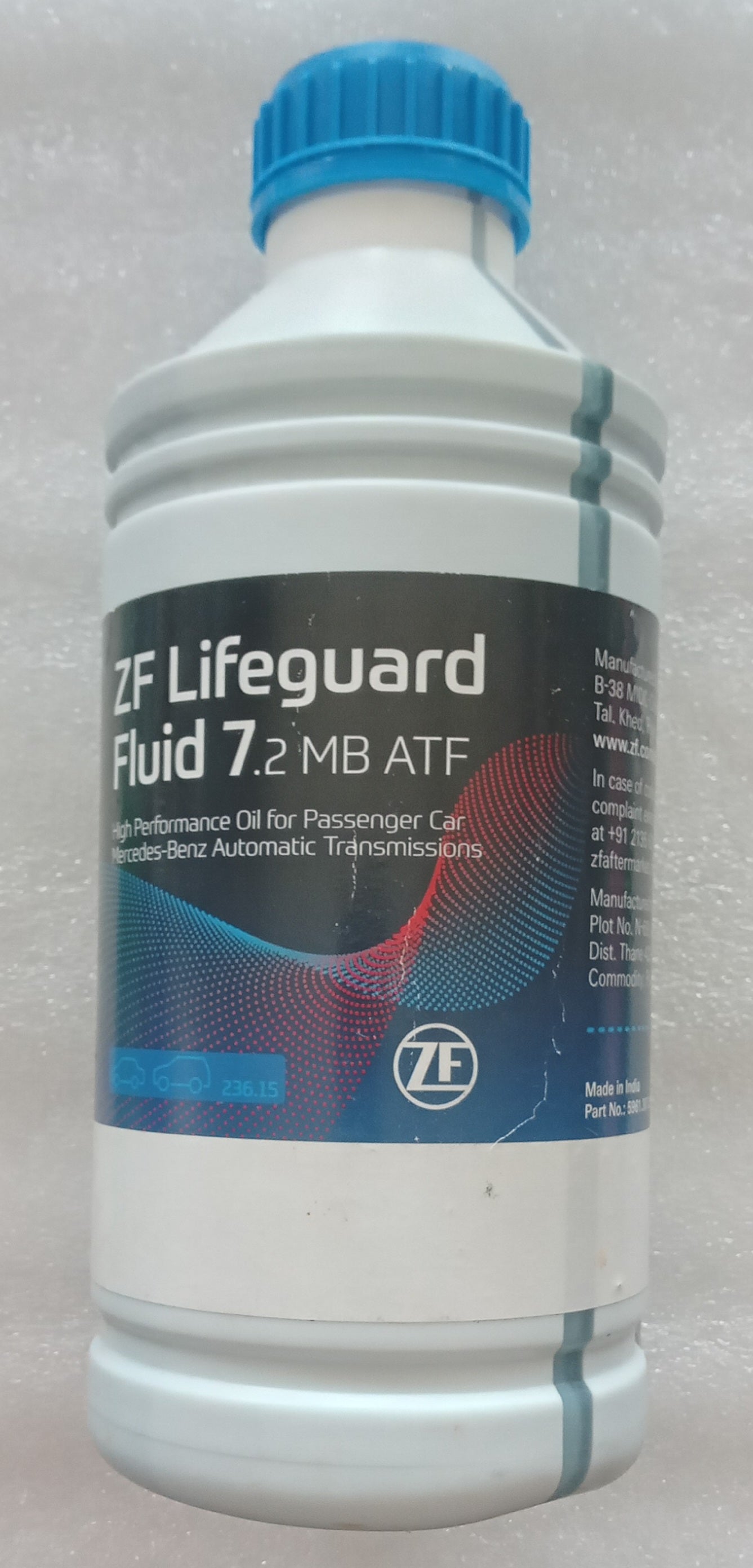 ZF ATF Lifeguard 7.2 - 1 Litre Blue Colour - 5961307352009 ZF