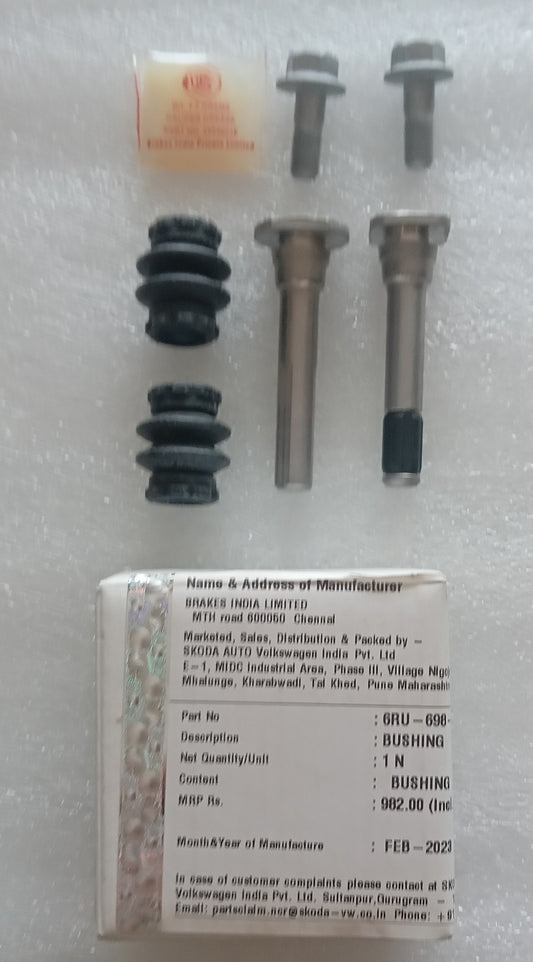 VW Polo, Vento, Ameo, Skoda Rapid Caliper Pin Set One Side - 6RU698647A VW