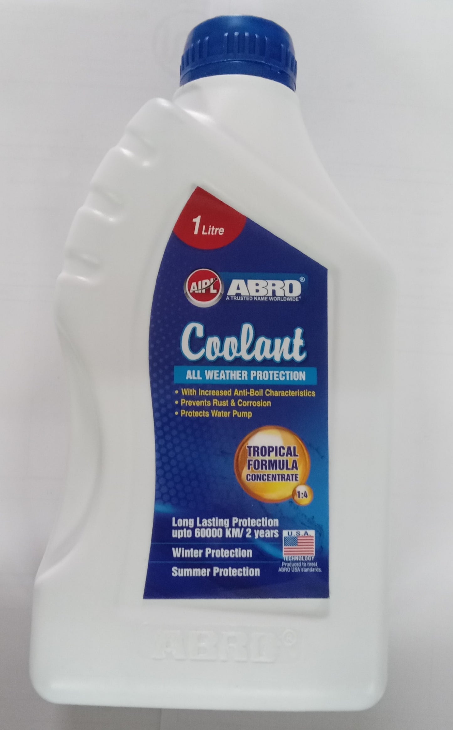 Abro EC-554-CB Engine Coolant Dark Blue 1L Concentrate - Aipl Abro