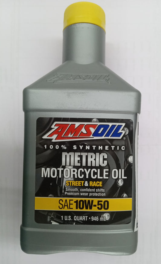 Amsoil 10W-50 SYN Metric Motocycle Oil - MSRQT Amsoil