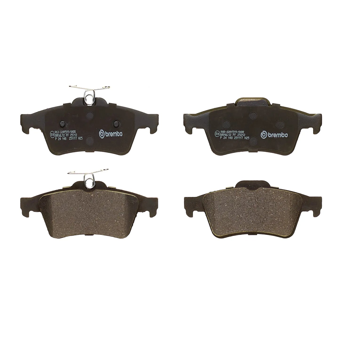 Jaguar XF I X250, XJ X350, XK II X150, Volvo V40 - Rear Brake Pads - P59042, P24148 - Brembo