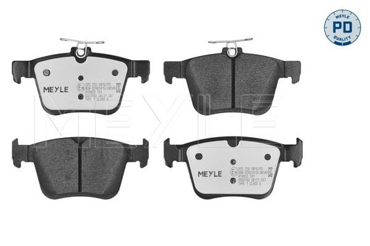 Audi A3 8V1, Q2 GAB, TT FV3, Skoda Karoq NU7, Octavia III, IV, VW Jetta BU3 - Rear Brake Pad Set 0252500816/PD - Meyle Germany