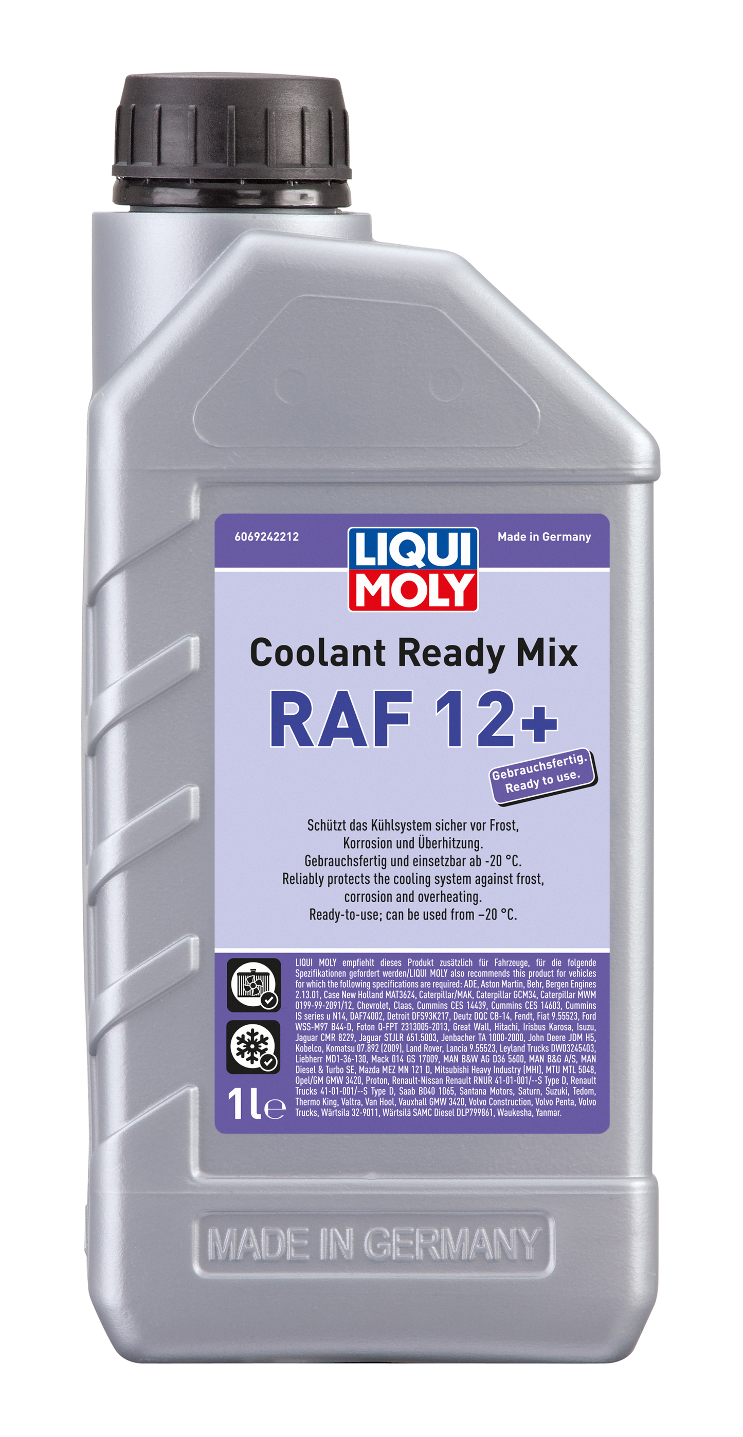 Liqui Moly Coolant Ready Mix RAF 12+ 1L - 6924 Liqui Moly