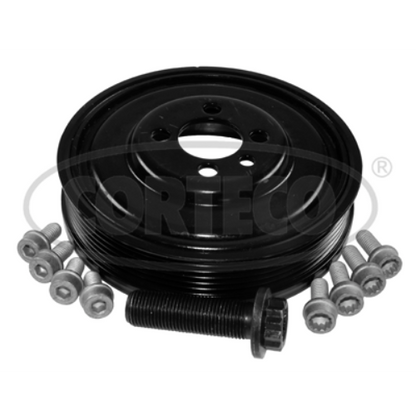 Audi A3 8V, A4 8K, 8W, A6 4G, 4A, Q3, Q5 8RB, FYB, TT, Skoda Octavia III, IV, Superb III, VW Jetta IV, Passat 2.0 Damper Pulley 80004925 - Corteco