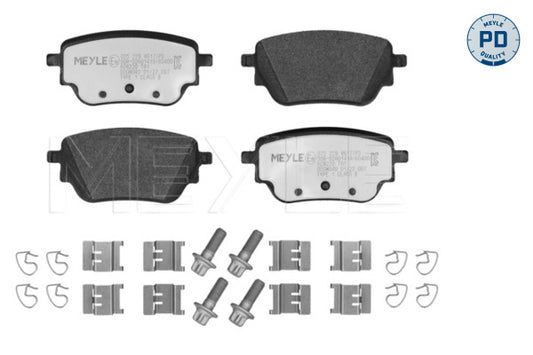 Mercedes A Class W177, B Class W247, CLA C118, GLA X157 (N/M) - Rear Brake Pads 0252298617/PD - Meyle Germany